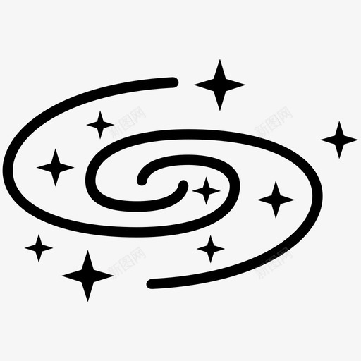 星云天文爆炸图标svg_新图网 https://ixintu.com 天文 太空 星云 星系 爆炸