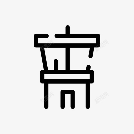 空管塔空中交通空中交通管制员图标svg_新图网 https://ixintu.com 机场 空中交通 空中交通管制员 空管塔