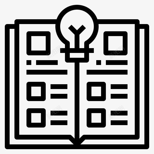 目录书籍杂志图标svg_新图网 https://ixintu.com 书籍 平面设计服务 杂志 目录设计 菜单