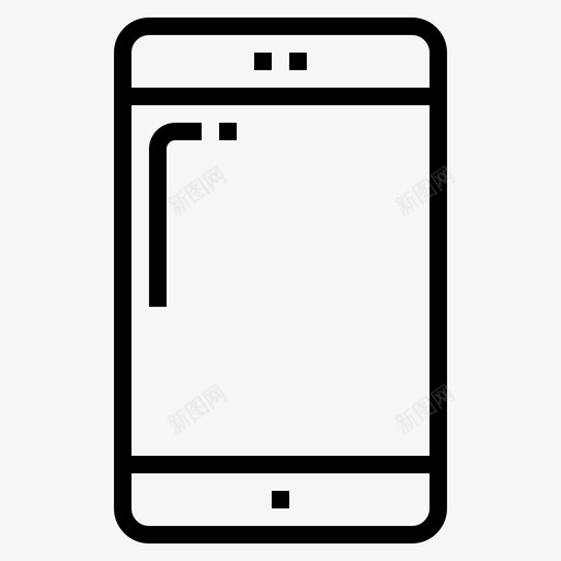 电话通话联系人图标svg_新图网 https://ixintu.com 办公室图标 手机 智能手机 电话 联系人 通话