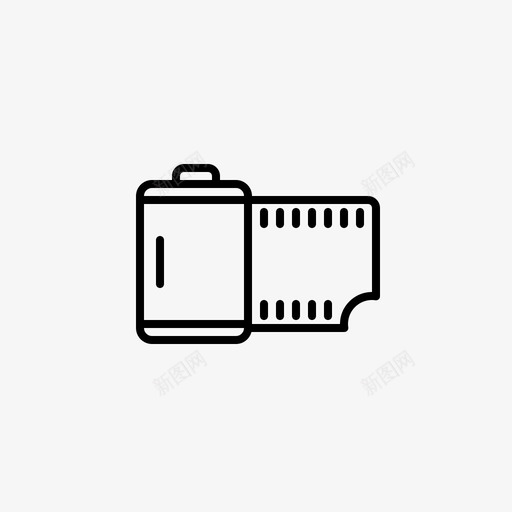 相机胶卷配件照片图标svg_新图网 https://ixintu.com 摄影 旅游度假 照片 相机胶卷 配件