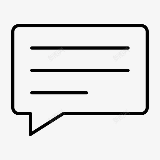 语音气球聊天评论图标svg_新图网 https://ixintu.com 收件箱 网页界面 聊天 评论 语音气泡 语音气球