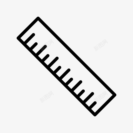 尺子比例尺5办公室图标svg_新图网 https://ixintu.com 5办公室 尺子 比例尺
