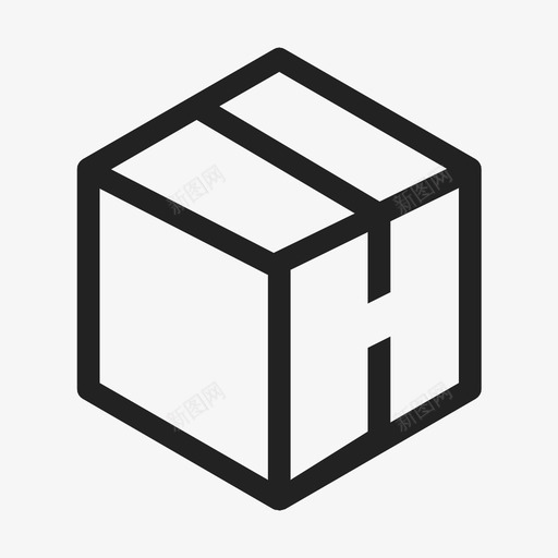 包装箱物流图标svg_新图网 https://ixintu.com 包装 物流 箱 运输