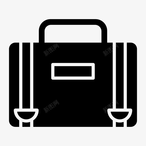 行李旅行带轮行李图标svg_新图网 https://ixintu.com 带轮行李 旅行 行李