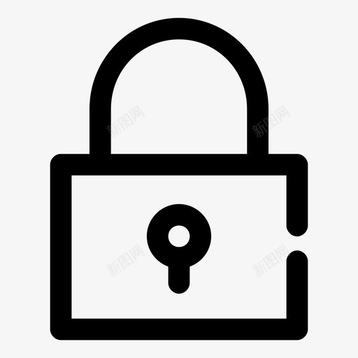 锁定密码基本间隔粗体图标svg_新图网 https://ixintu.com 基本间隔粗体 密码 锁定