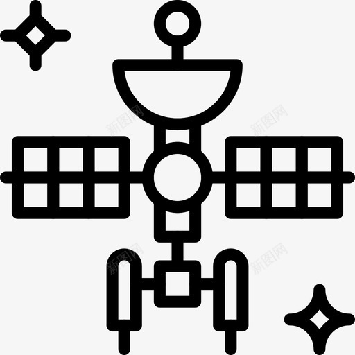 卫星探索美国宇航局图标svg_新图网 https://ixintu.com Pretycons太空概要 卫星 太空 宇宙 探索 火箭 美国宇航局