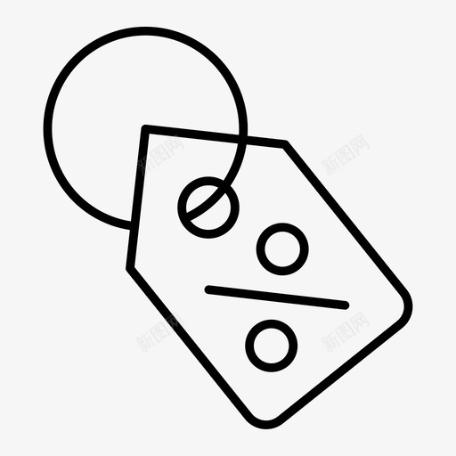 折扣销售标签商业图标svg_新图网 https://ixintu.com 商业 折扣 销售标签