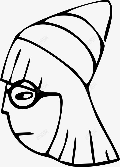 女孩时髦的人图标svg_新图网 https://ixintu.com 女孩 时髦的人