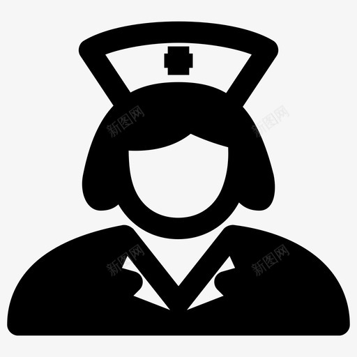 护士化身女护士图标svg_新图网 https://ixintu.com 化身 医疗助理 女护士 护士 护士化身 职业