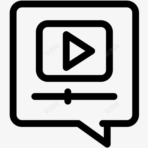 分享视频分享图标svg_新图网 https://ixintu.com 分享 视频分享