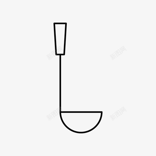 勺厨具厨具系列图标svg_新图网 https://ixintu.com 勺 厨具 厨具系列