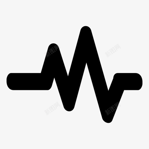 活动脉动脉搏图标svg_新图网 https://ixintu.com 振动 活动 活动涂鸦 测试 脉动 脉搏