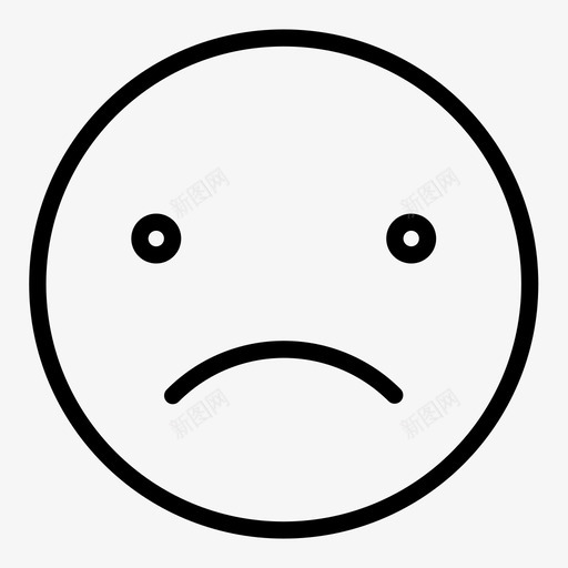 可怜的表情悲伤图标svg_新图网 https://ixintu.com 可怜的表情 悲伤
