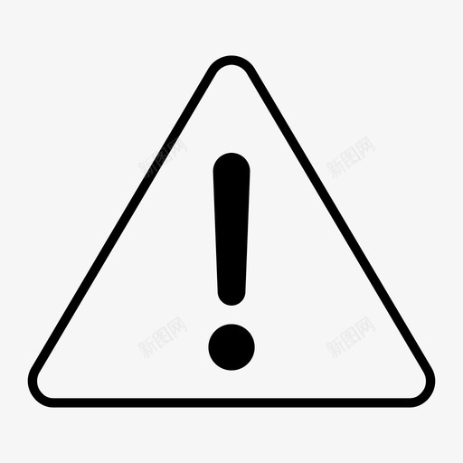 警告注意封锁图标svg_新图网 https://ixintu.com 封锁 注意 用户界面 禁止 警告 道路 错误