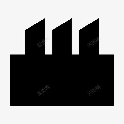工厂二氧化碳气体图标svg_新图网 https://ixintu.com 二氧化碳 工厂 工厂标志 废物 气体 烟雾