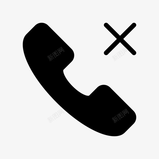 呼叫开发结束图标svg_新图网 https://ixintu.com 业务glyphs第11卷 呼叫 开发 支持 服务 结束