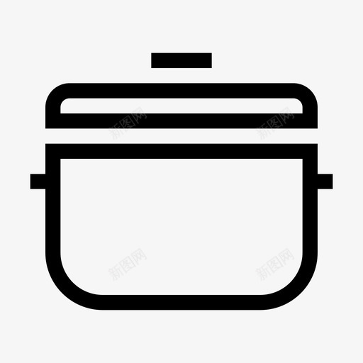 锅煮吃图标svg_新图网 https://ixintu.com 厨房 吃 煮 锅