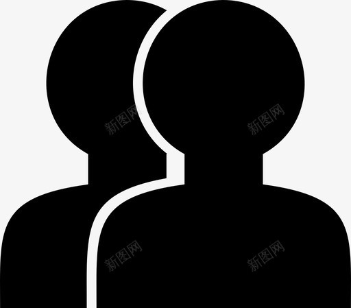 用户朋友合作伙伴图标svg_新图网 https://ixintu.com 关系 合作伙伴 朋友 用户