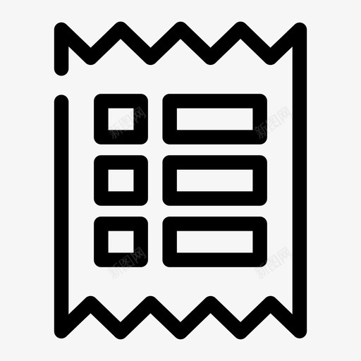 票证电影院通行证图标svg_新图网 https://ixintu.com 收据 电影院 票证 财务 通行证