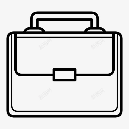 公文包手提箱工作图标svg_新图网 https://ixintu.com 公文包 工作 手提箱