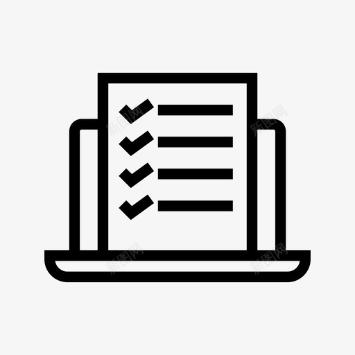 检查列表复选标记列表菜单图标svg_新图网 https://ixintu.com 列表菜单 列表视图 复选标记 大纲集合 待办事项 检查列表