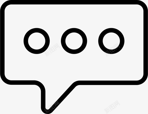 语音泡泡打字聊天留言图标svg_新图网 https://ixintu.com 留言 社交 聊天 语音思维泡泡 语音泡泡打字