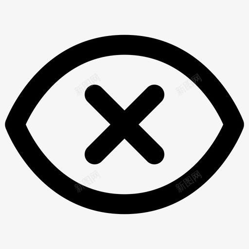 隐私隐藏私人图标svg_新图网 https://ixintu.com 受限 基本系列 私人 隐私 隐藏