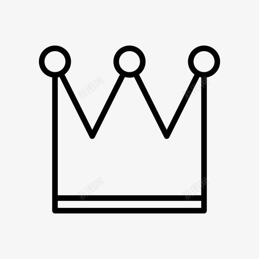 皇冠时尚国王图标svg_新图网 https://ixintu.com 国王 时尚 王后 生日派对 皇冠