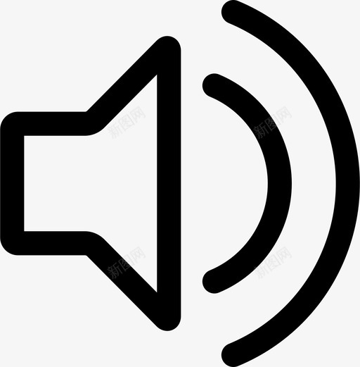 增大音量声音用户界面数字图标svg_新图网 https://ixintu.com 增大音量 声音 用户界面数字