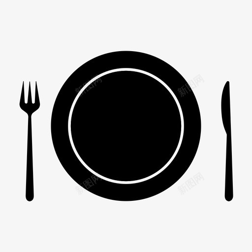 盘子约会约会之夜图标svg_新图网 https://ixintu.com 晚餐 盘子 约会 约会之夜 食物 餐厅