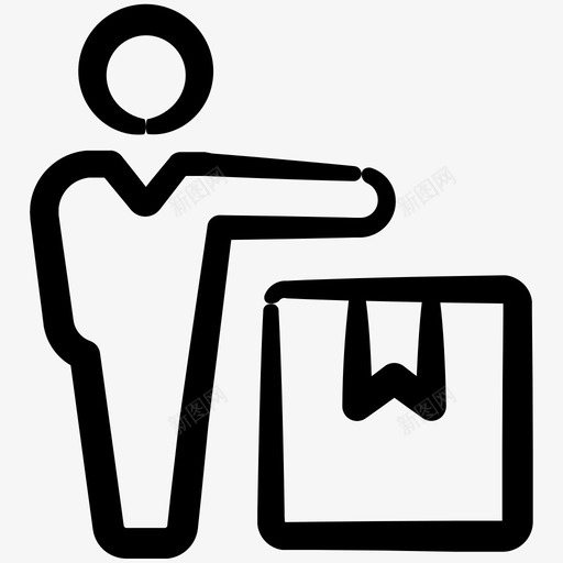 送货服务inky购物卷3图标svg_新图网 https://ixintu.com inky购物卷3 送货服务