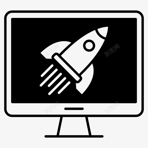 增长流量计算机优化图标svg_新图网 https://ixintu.com 优化 增长流量 搜索引擎优化 搜索引擎优化和网页优化卷4字形 网页 计算机