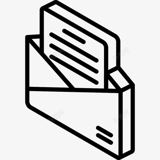 打开邮件信封信件图标svg_新图网 https://ixintu.com 信件 信封 打开邮件 邮件iso大纲 邮寄