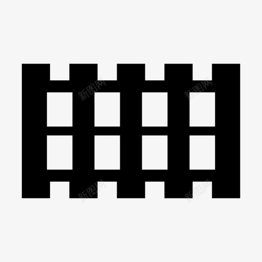 栅栏庄园农场图标svg_新图网 https://ixintu.com 农场 庄园 栅栏 栅栏雕文
