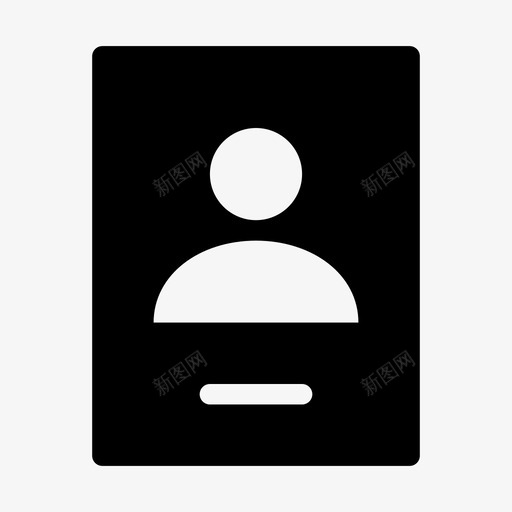 身份证身份证件个人资料图标svg_新图网 https://ixintu.com 个人资料 所有 身份证 身份证件