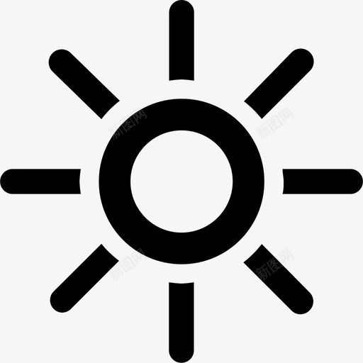 昏暗明亮阳光图标svg_新图网 https://ixintu.com 明亮 昏暗 杀手用户界面图标 阳光