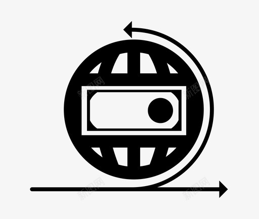 投资回报经济资金图标svg_新图网 https://ixintu.com 全球业务 投资回报 经济 资金
