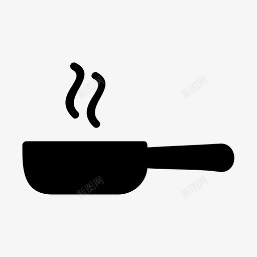煎锅厨师烹饪图标svg_新图网 https://ixintu.com 厨师 厨房 烹饪 煎锅 锅