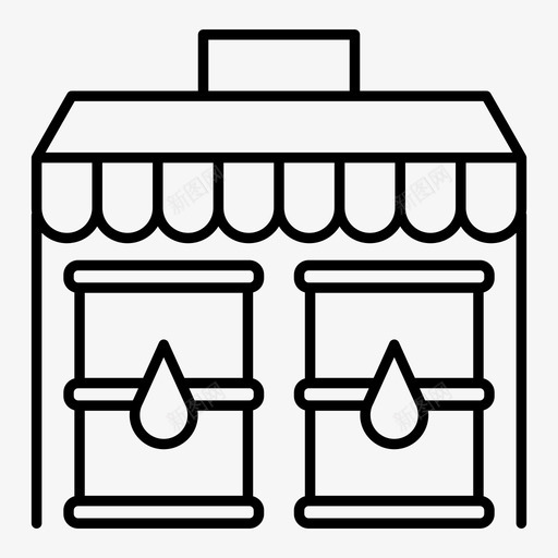 石油市场能源石油图标svg_新图网 https://ixintu.com 石油 石油工业 石油市场 能源