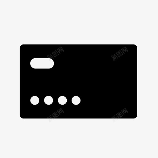 信用卡收费付款图标svg_新图网 https://ixintu.com 付款 信用卡 塑料 收费