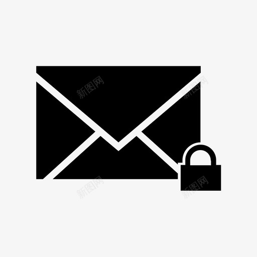 锁定消息接口接口b图标svg_新图网 https://ixintu.com 接口 接口b 锁定消息