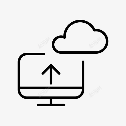 上传数据云导出图标svg_新图网 https://ixintu.com 上传数据 云 导出 导出数据