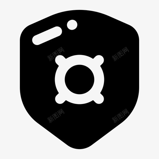 安全保护掩护图标svg_新图网 https://ixintu.com 保护 商业和金融圈 安全 掩护 目标