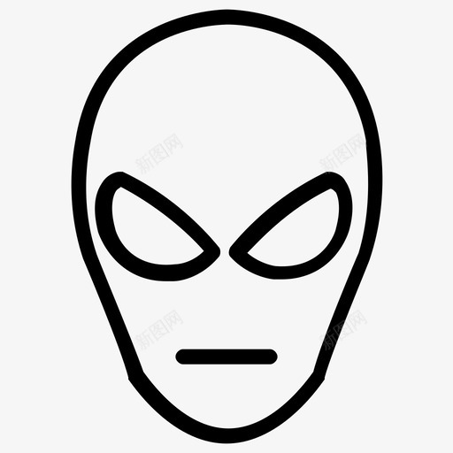 外星人怪物太空图标svg_新图网 https://ixintu.com 外星人 太空 怪物 集合1