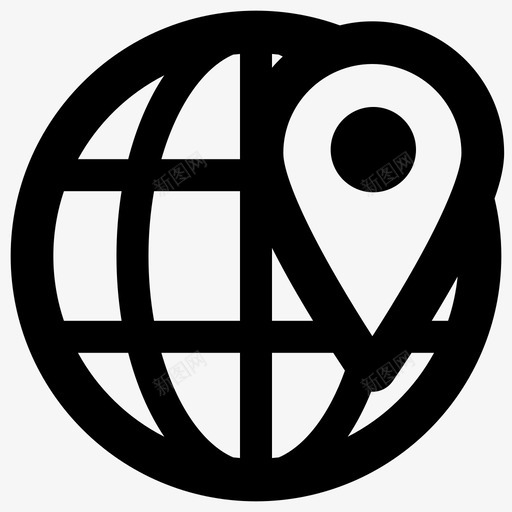 ip互联网位置ip地址图标svg_新图网 https://ixintu.com 24px网格2px线条图标 ip ip地址 互联网位置