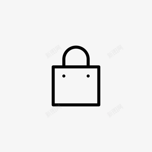 购物袋杂货袋手袋图标svg_新图网 https://ixintu.com 手袋 杂货袋 购物袋 购物袋1