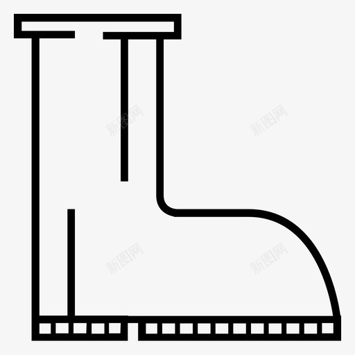 靴子脚部鞋类图标svg_新图网 https://ixintu.com 单人 脚部 踏步 靴子 鞋类