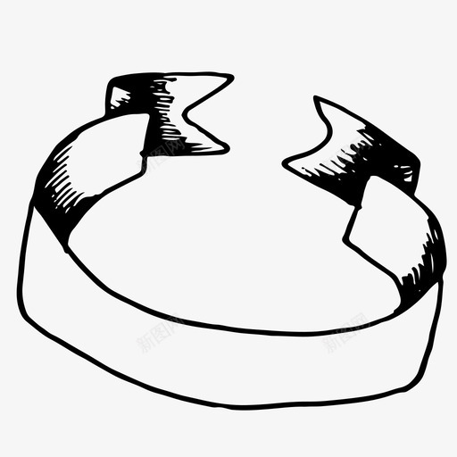 色带横幅标签螺旋形图标svg_新图网 https://ixintu.com 标签 胶带 色带横幅 螺旋形