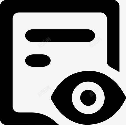 查看申请svg_新图网 https://ixintu.com 查看申请 扁平 填充 线性
